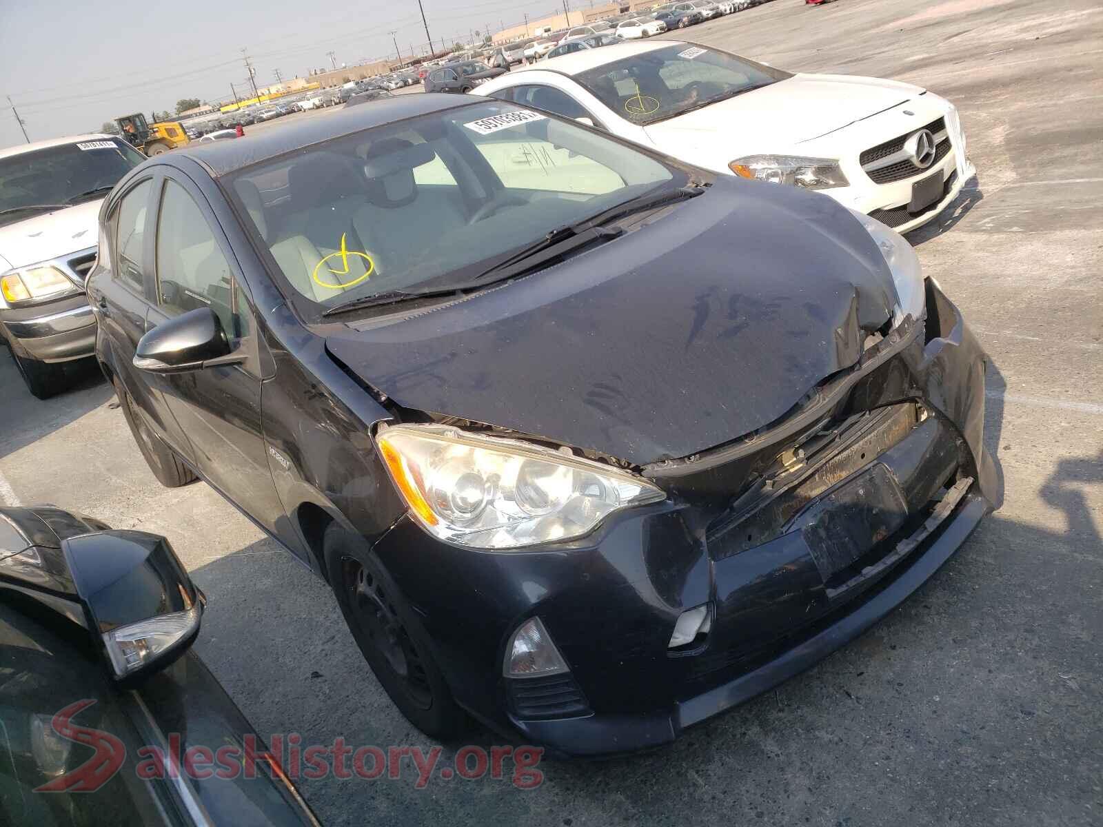 2012 TOYOTA PRIUS — VIN JTDKDTB35C1005182