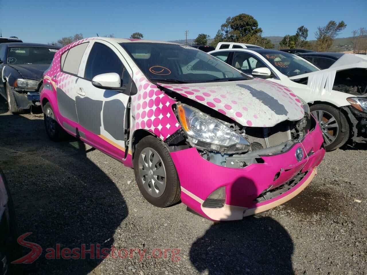 2014 TOYOTA PRIUS — VIN JTDKDTB35E1575329