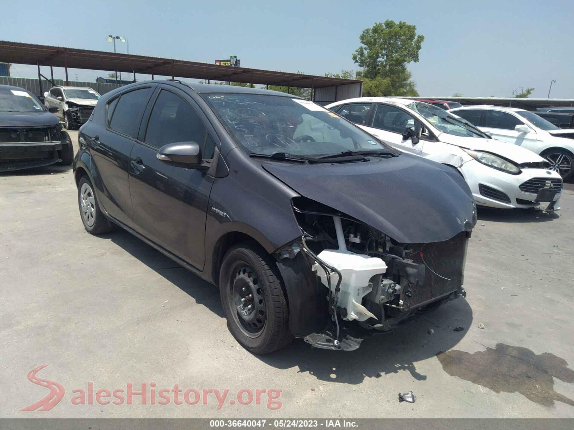 2016 TOYOTA PRIUS C — VIN JTDKDTB35G1130592