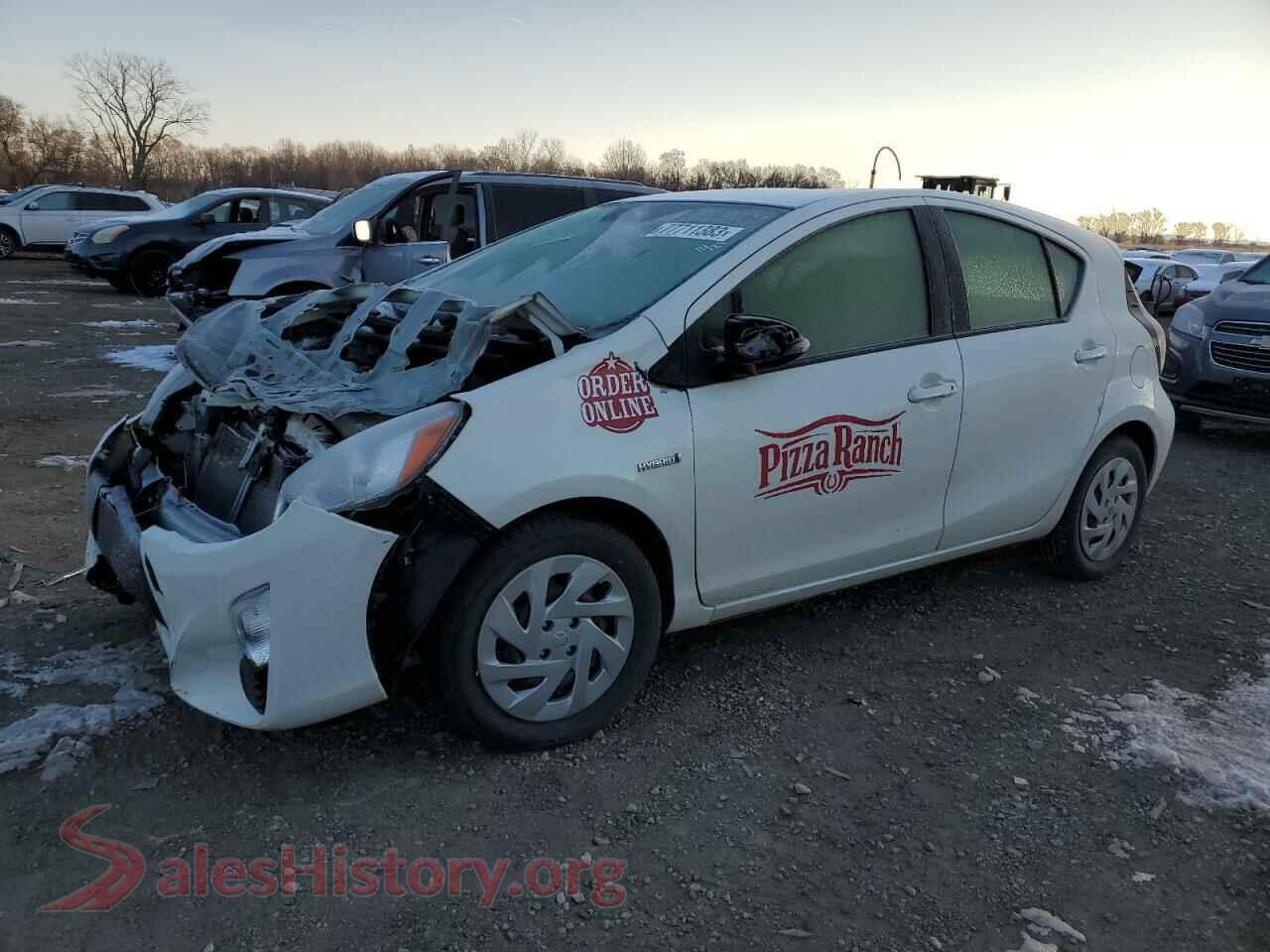 2016 TOYOTA PRIUS — VIN JTDKDTB35G1135789