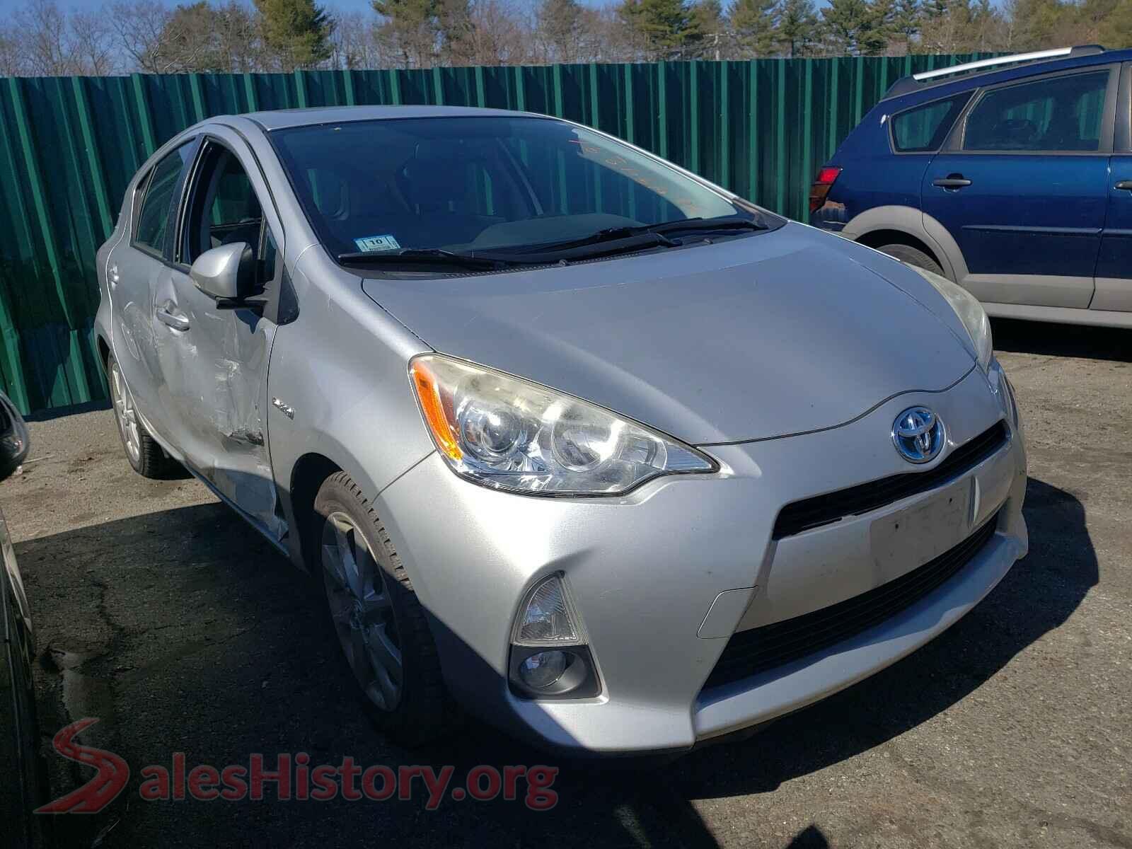 2012 TOYOTA PRIUS — VIN JTDKDTB36C1001089