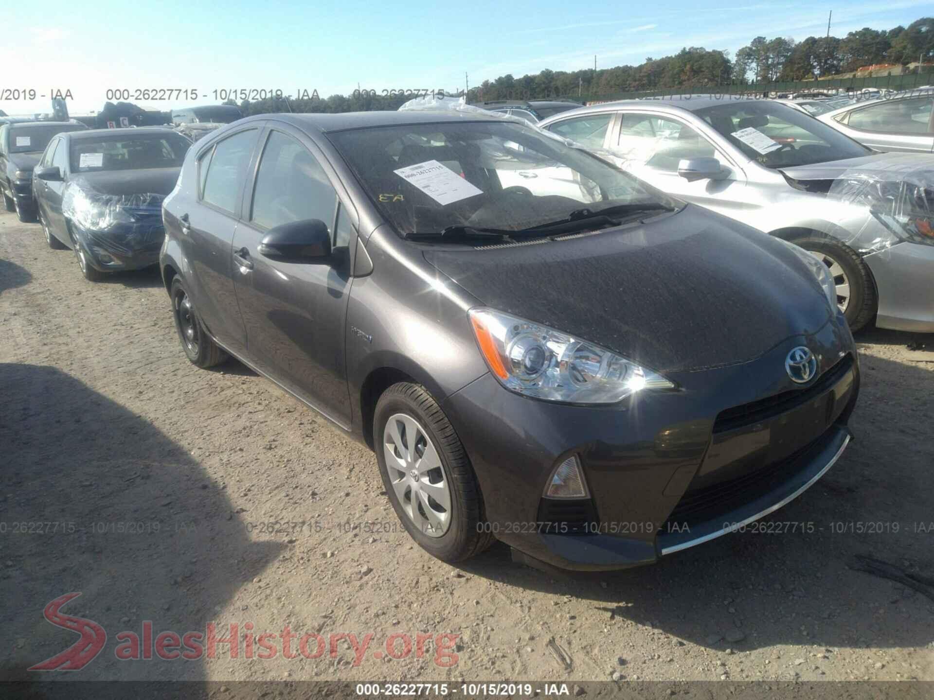 2014 TOYOTA PRIUS C — VIN JTDKDTB36E1080914