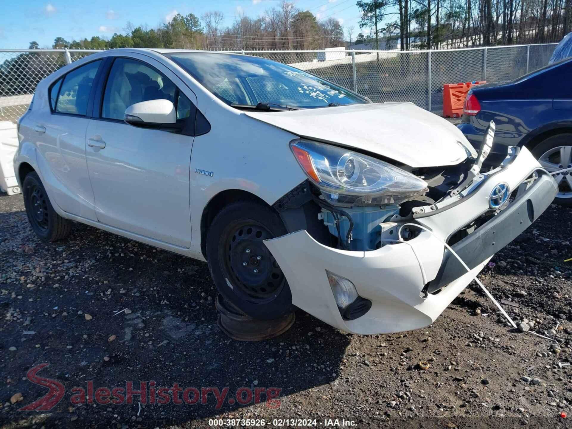 2015 TOYOTA PRIUS C — VIN JTDKDTB36F1586356