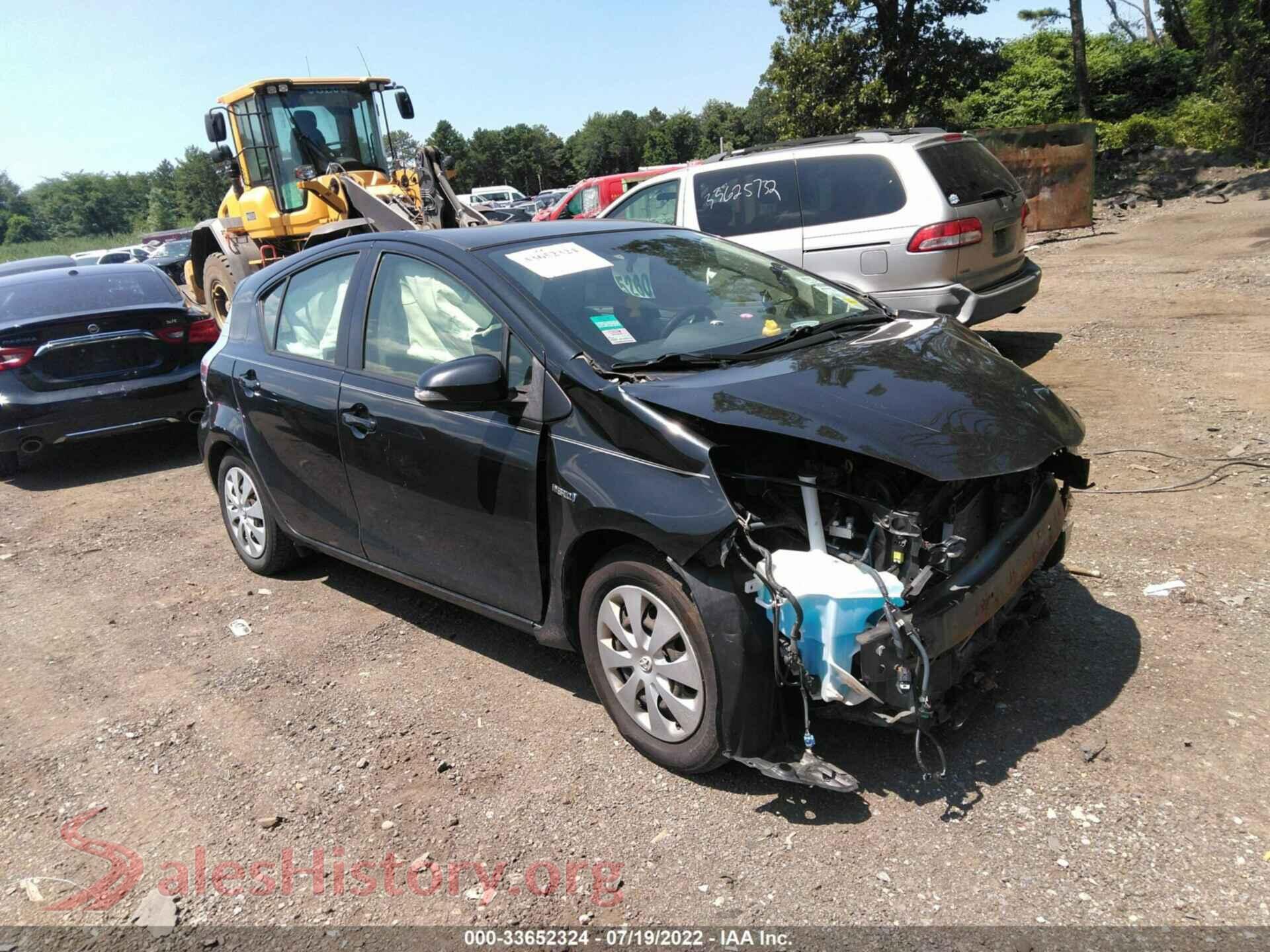 2013 TOYOTA PRIUS C — VIN JTDKDTB37D1053686