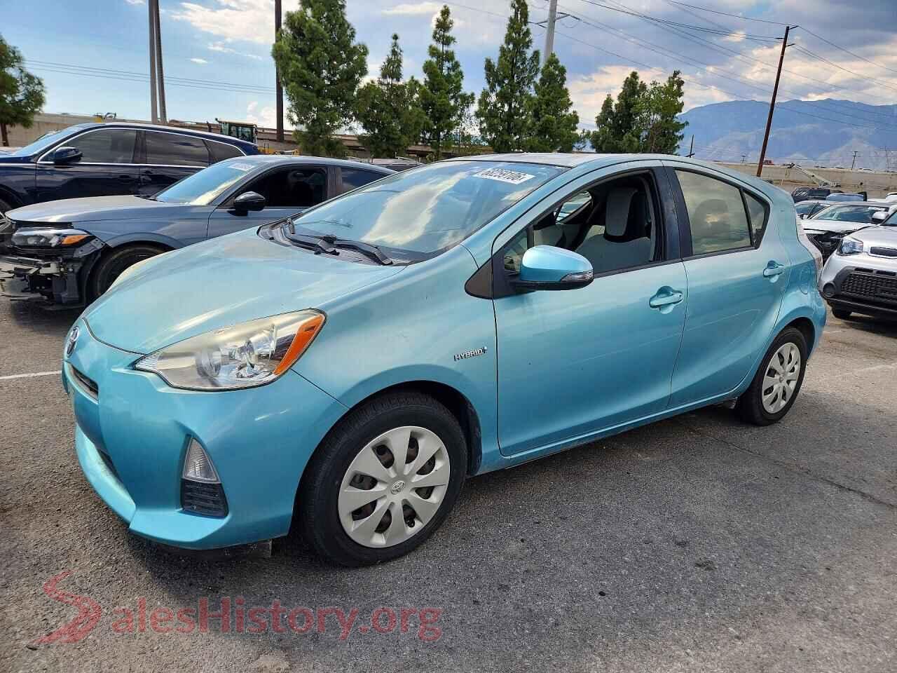2014 TOYOTA PRIUS — VIN JTDKDTB37E1077844