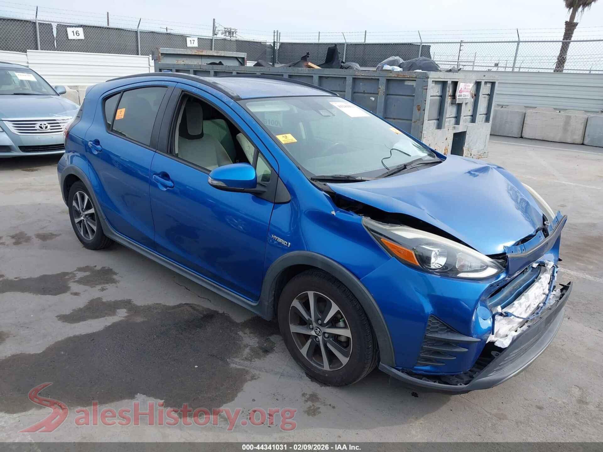 2018 TOYOTA PRIUS C — VIN JTDKDTB37J1606235