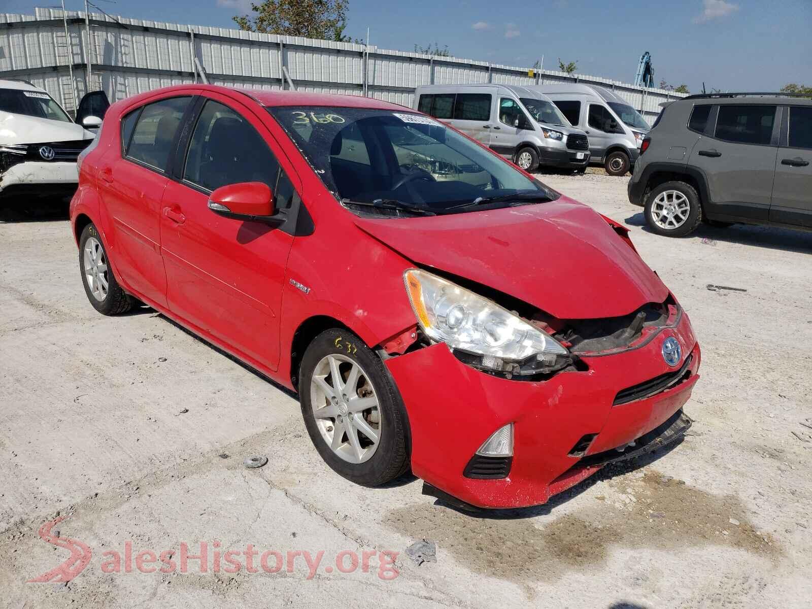 2013 TOYOTA PRIUS — VIN JTDKDTB38D1535163