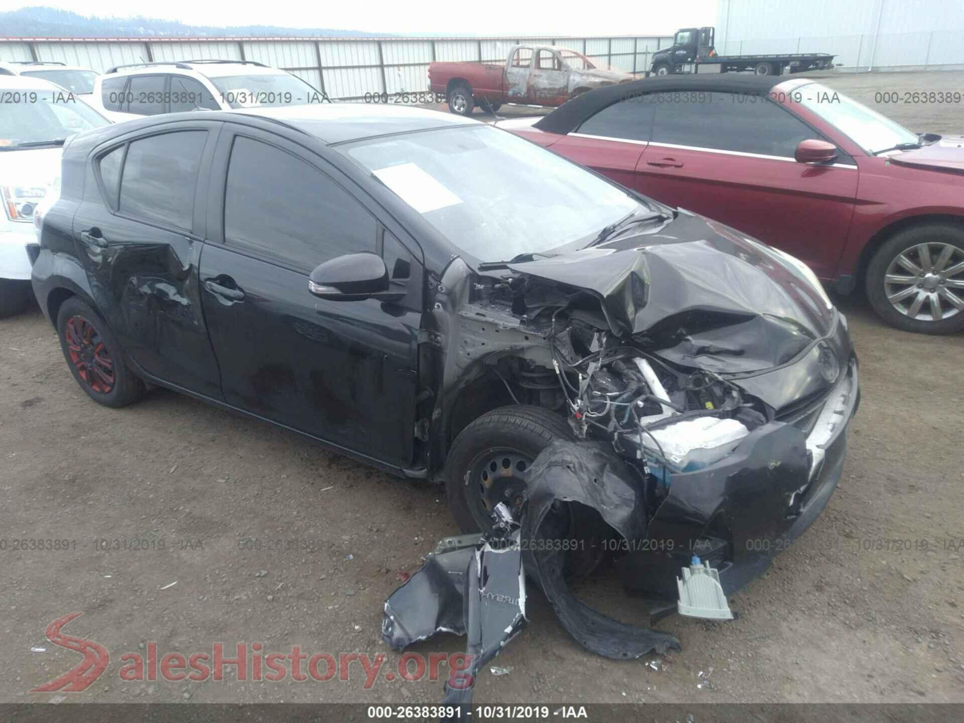 2013 TOYOTA PRIUS C — VIN JTDKDTB39D1540758
