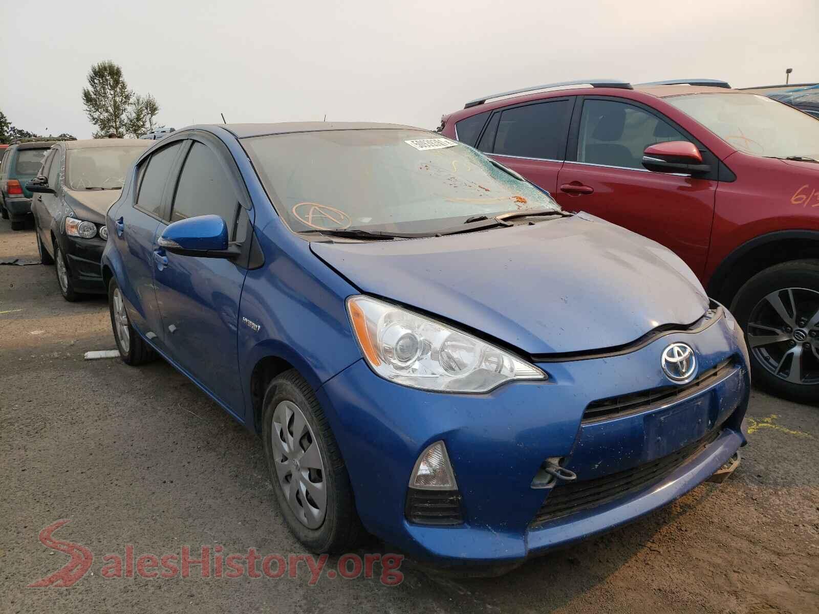 2014 TOYOTA PRIUS — VIN JTDKDTB39E1572935