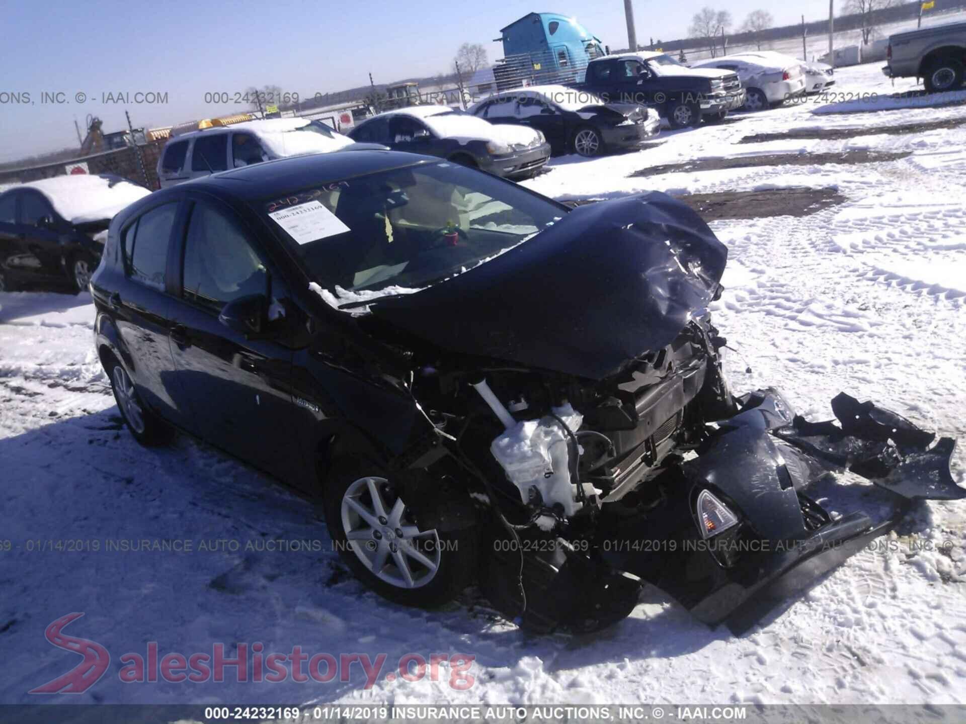 2012 TOYOTA PRIUS C — VIN JTDKDTB3XC1005999