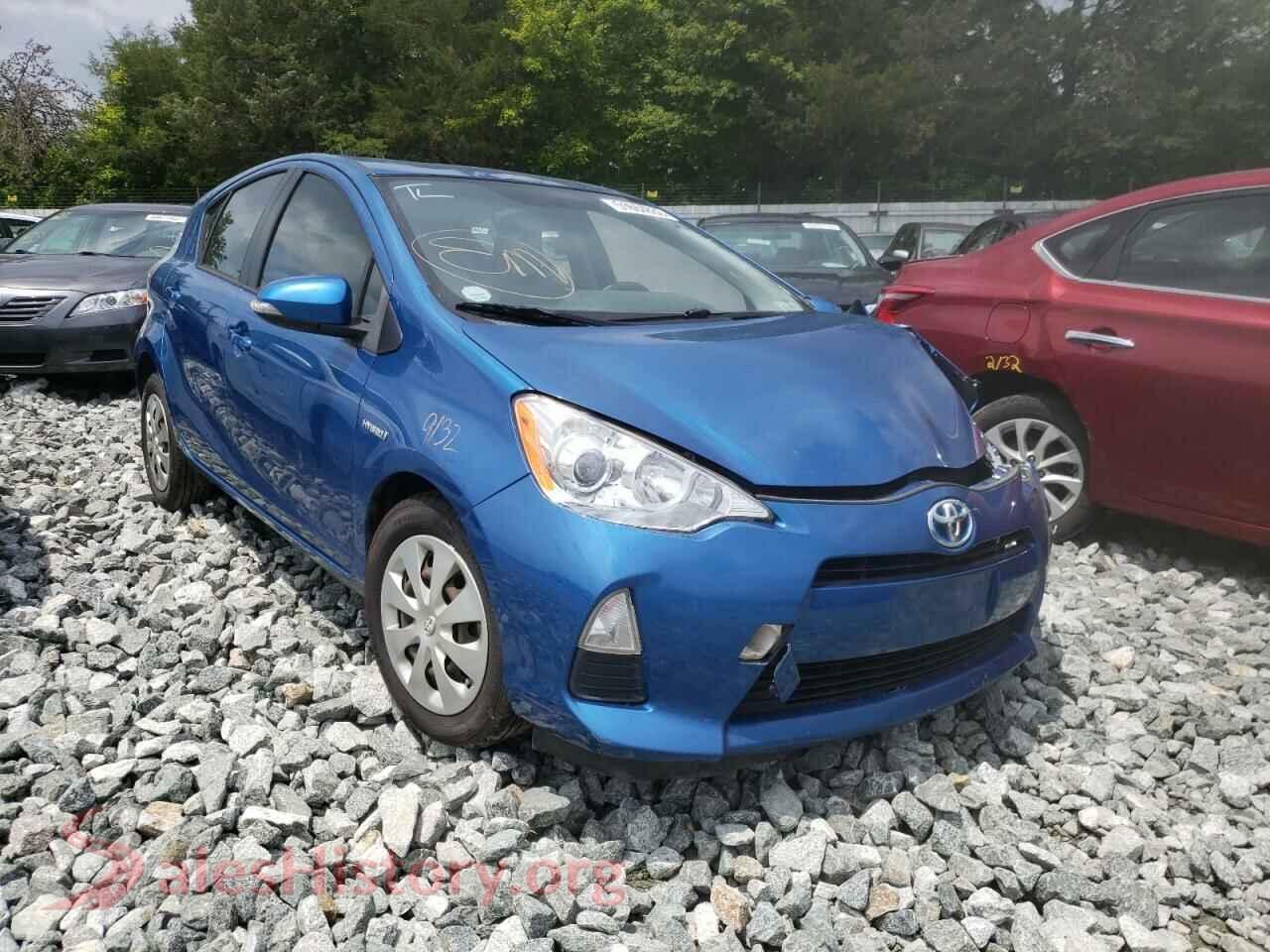 2012 TOYOTA PRIUS — VIN JTDKDTB3XC1012645