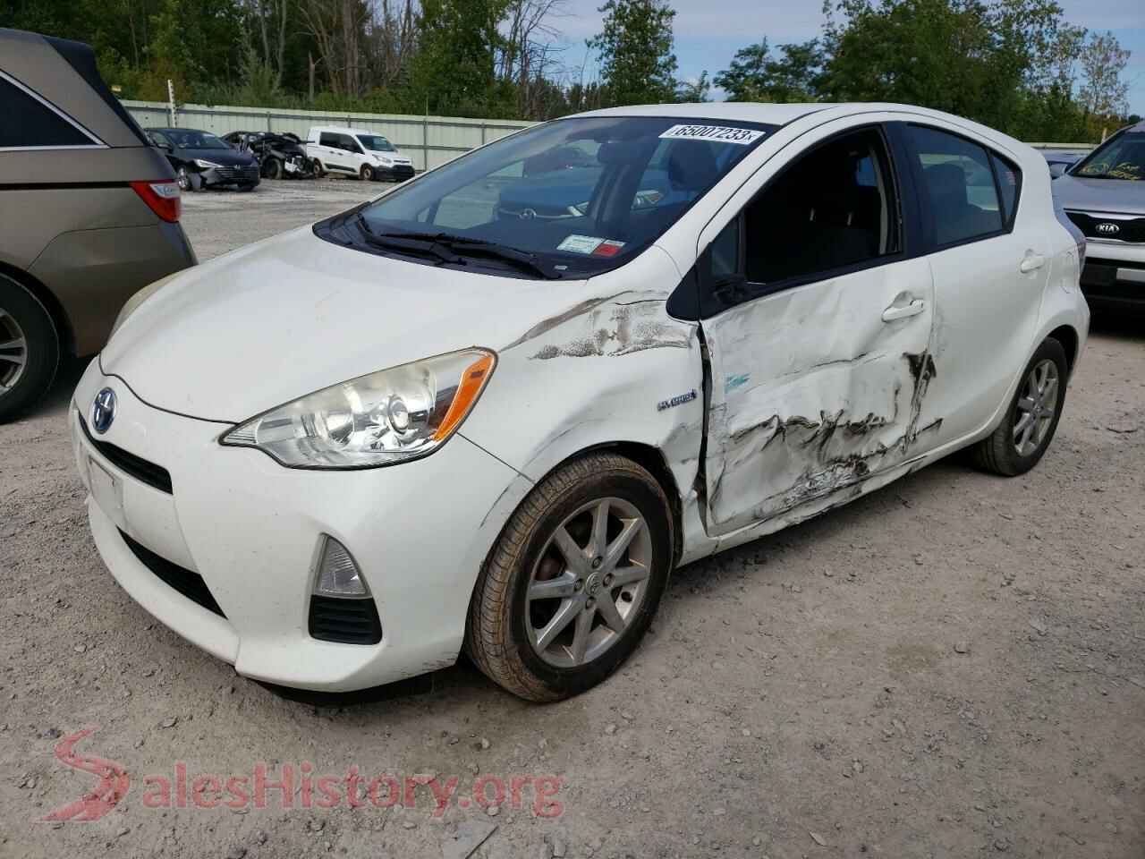 2012 TOYOTA PRIUS — VIN JTDKDTB3XC1012810