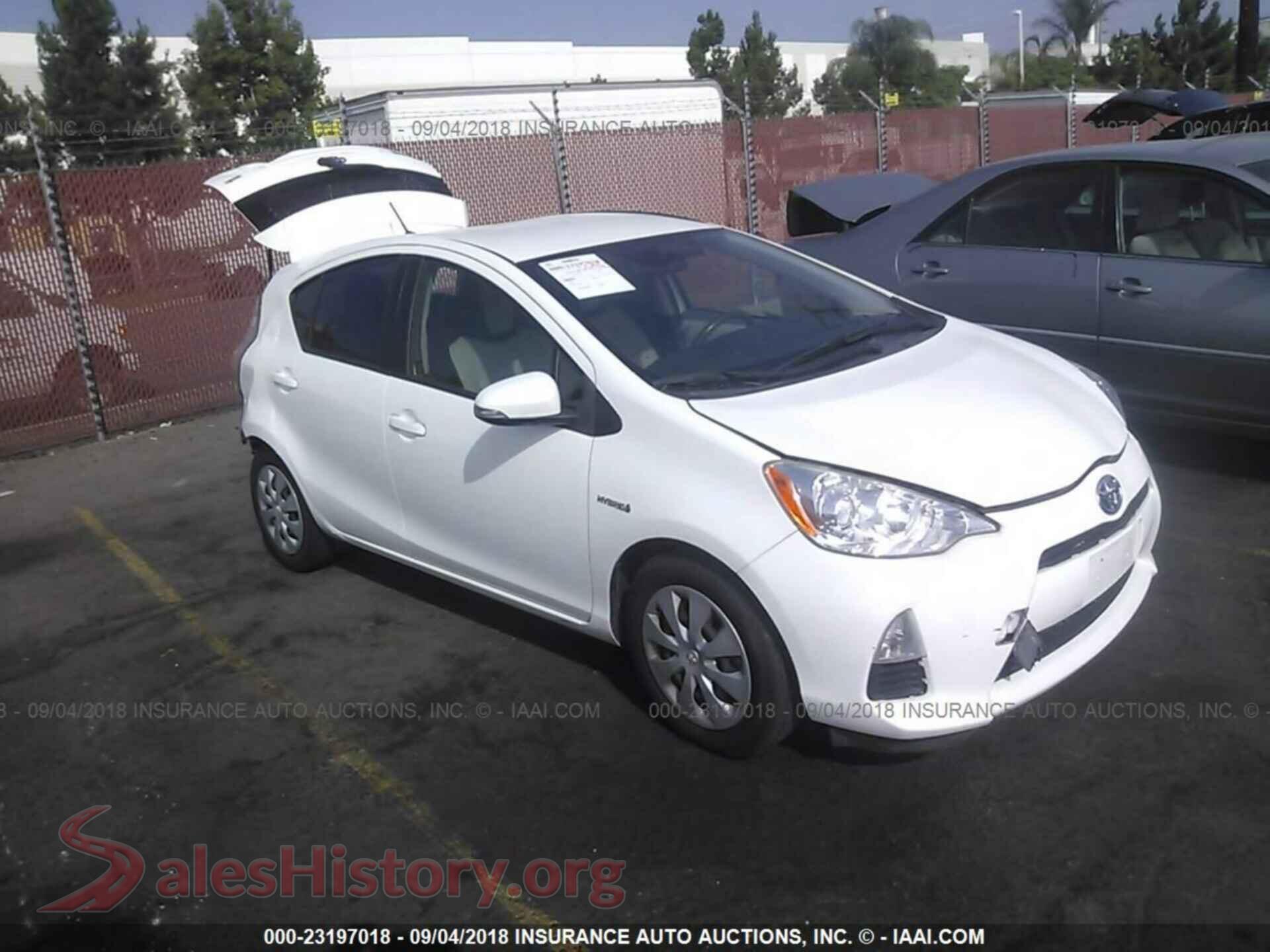 2012 TOYOTA PRIUS C — VIN JTDKDTB3XC1028201