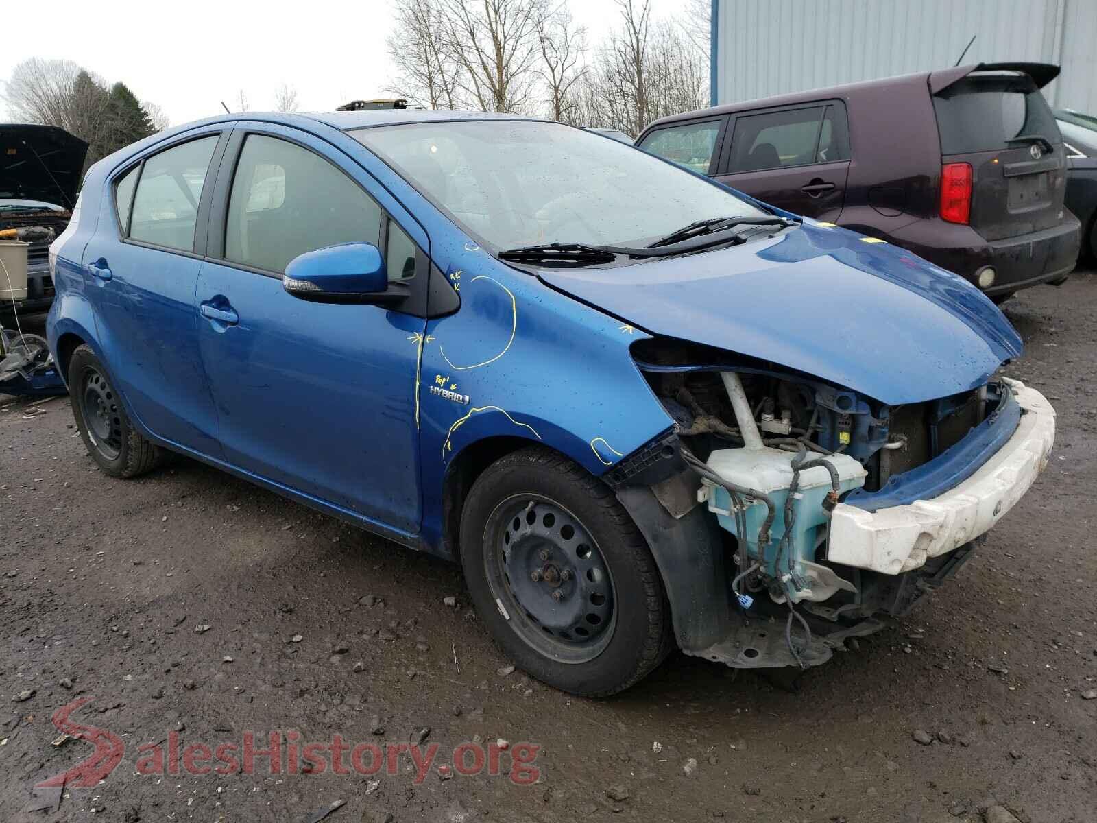 2013 TOYOTA PRIUS — VIN JTDKDTB3XD1536654