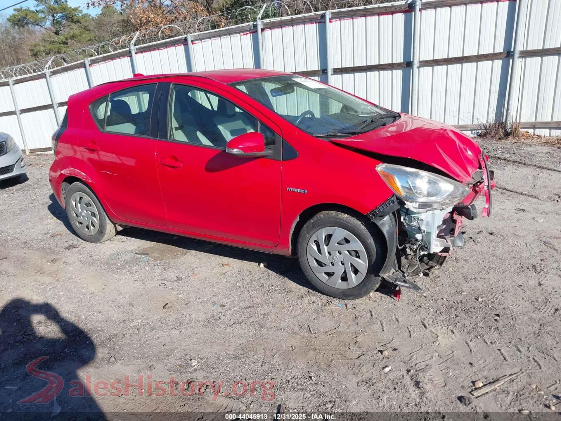 2016 TOYOTA PRIUS C — VIN JTDKDTB3XG1117157