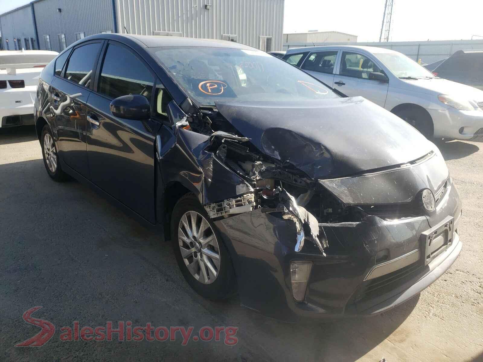 2014 TOYOTA PRIUS — VIN JTDKN3DP2E3060192