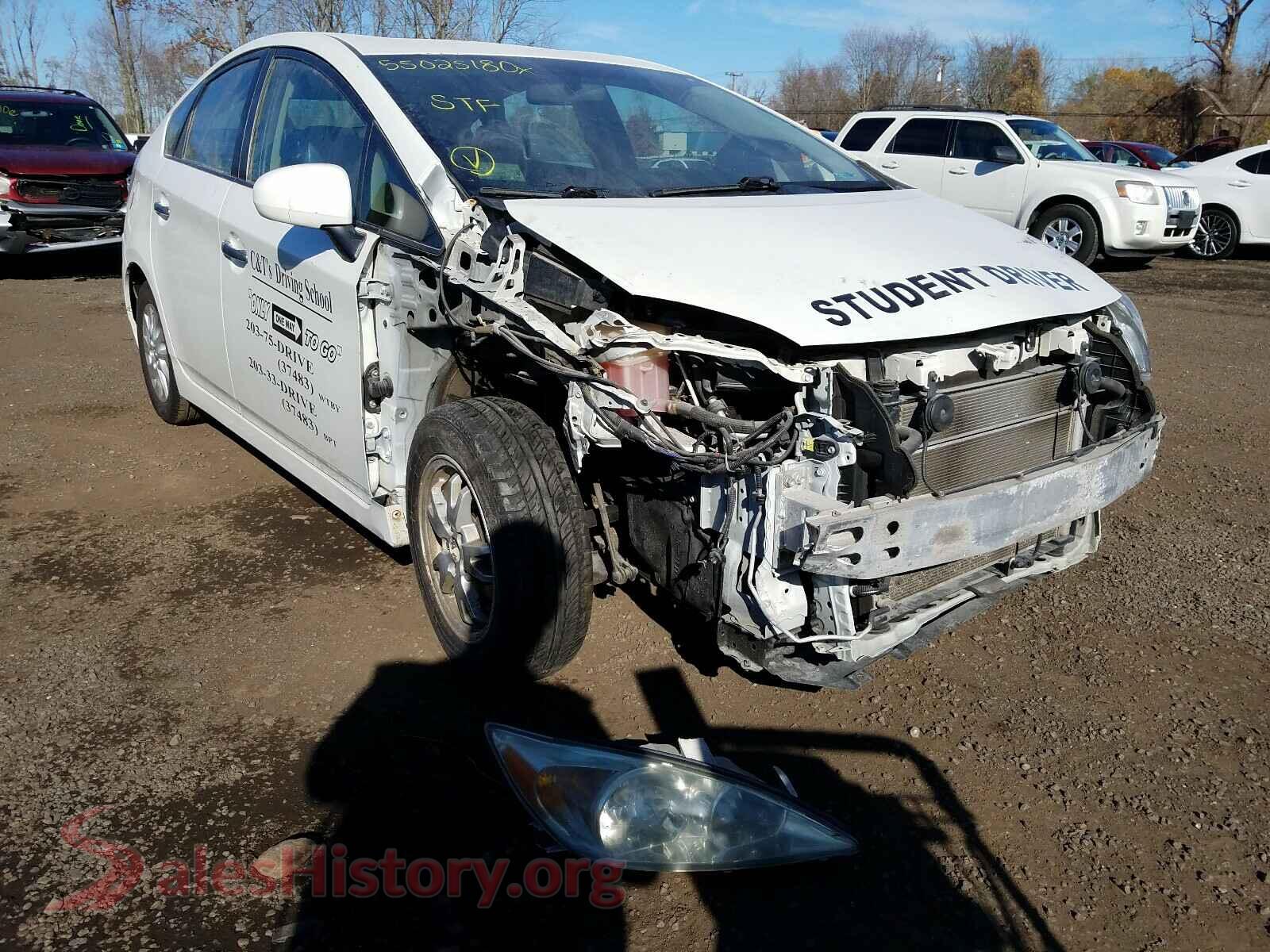 2012 TOYOTA PRIUS — VIN JTDKN3DP5C3012828