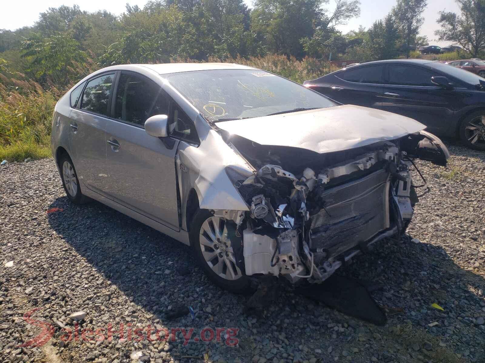 2012 TOYOTA PRIUS — VIN JTDKN3DP6C3017424