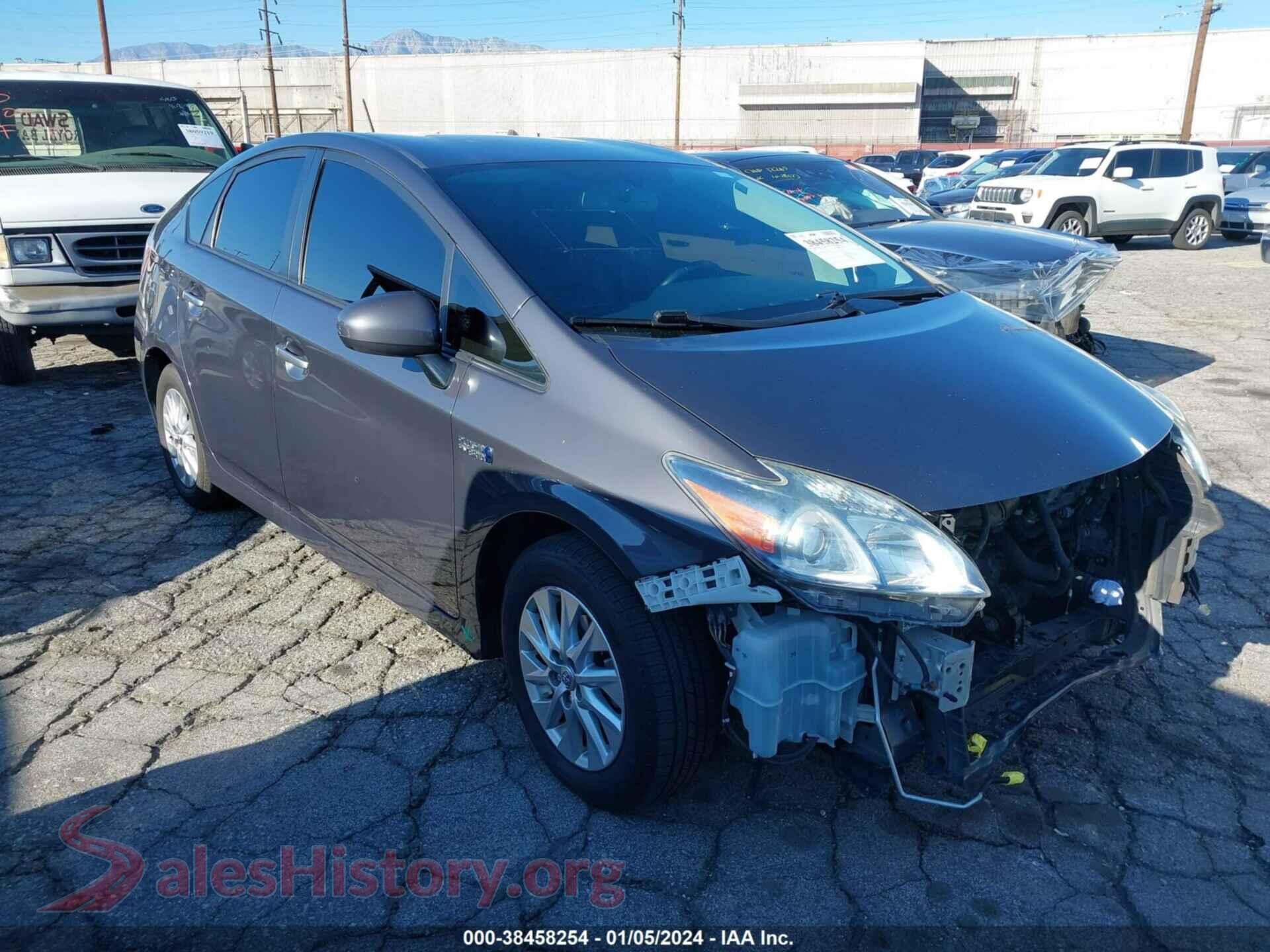 2015 TOYOTA PRIUS PLUG-IN — VIN JTDKN3DP6F3067860