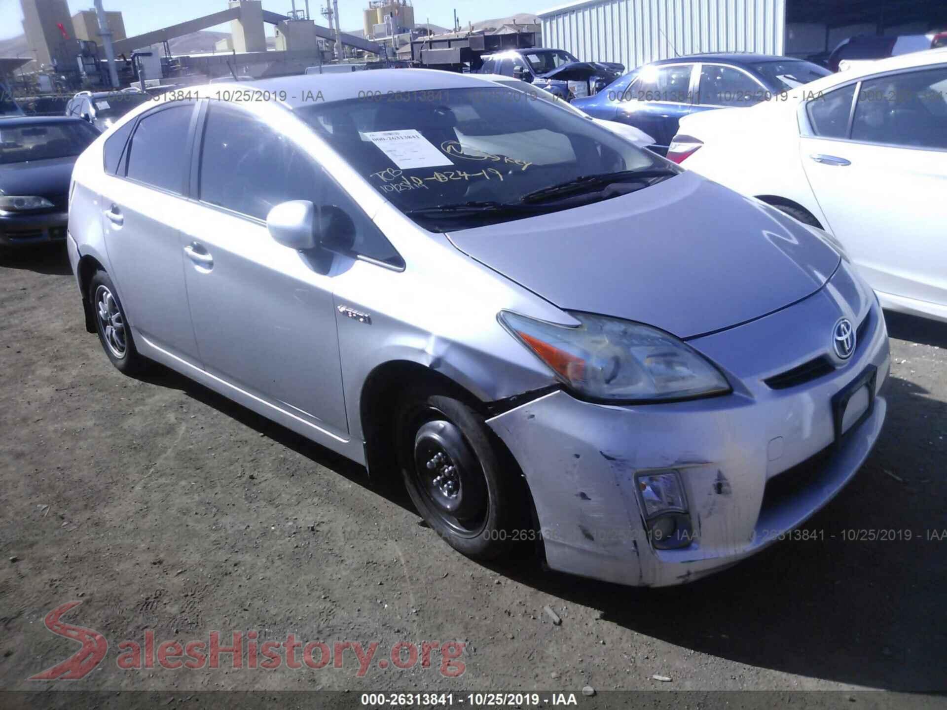 2011 TOYOTA PRIUS — VIN JTDKN3DU0B5314178