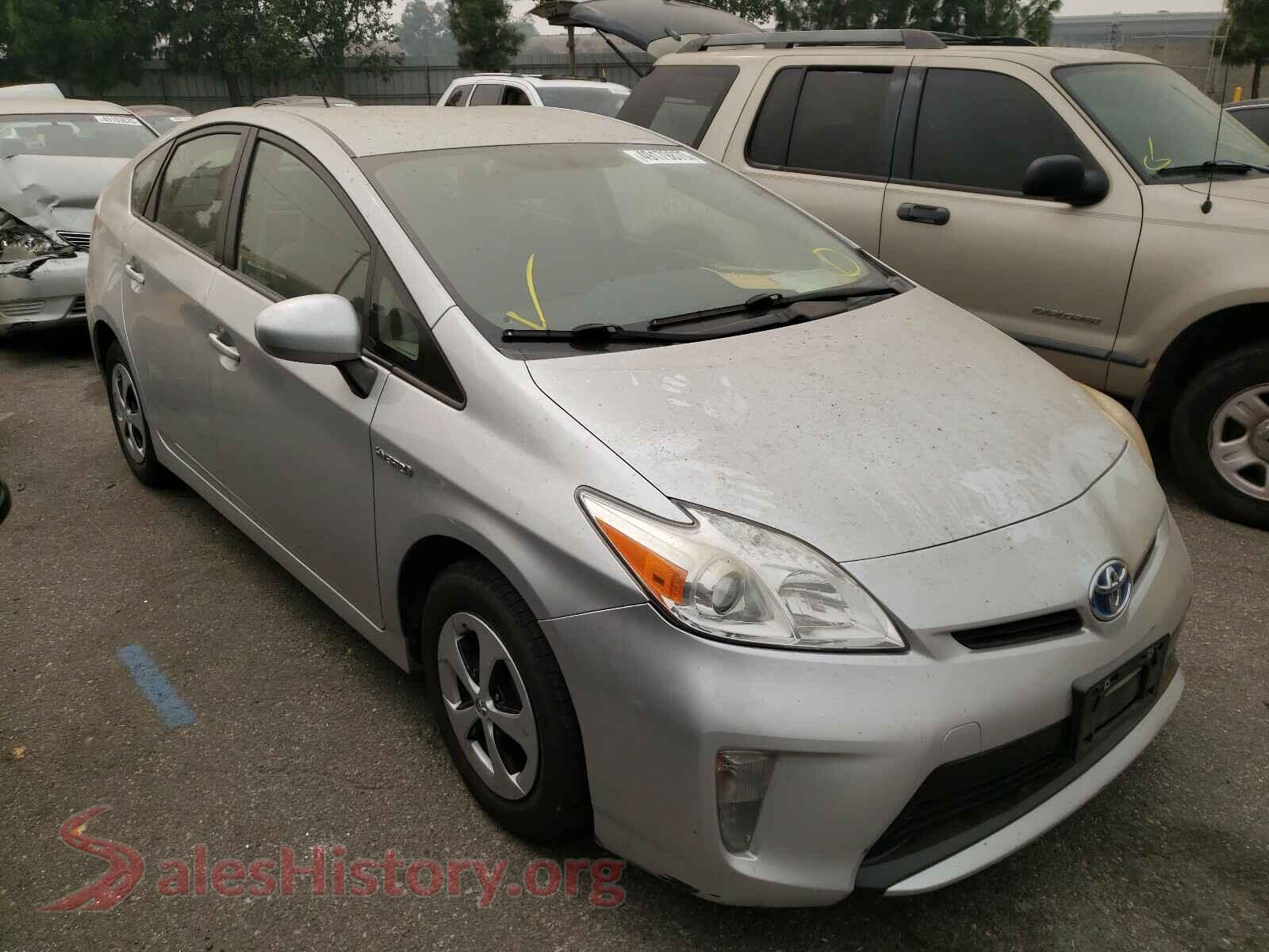 2014 TOYOTA PRIUS — VIN JTDKN3DU0E0391960