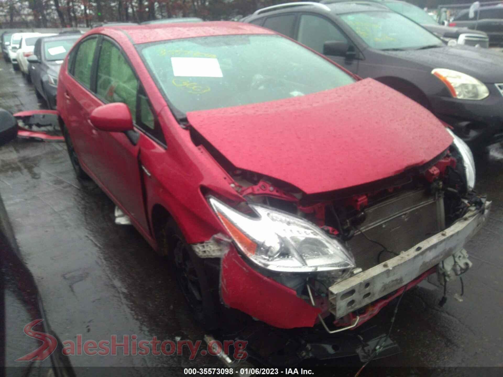 2015 TOYOTA PRIUS — VIN JTDKN3DU0F0433920