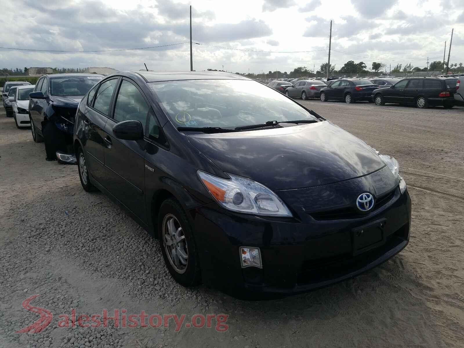 2010 TOYOTA PRIUS — VIN JTDKN3DU1A0011888