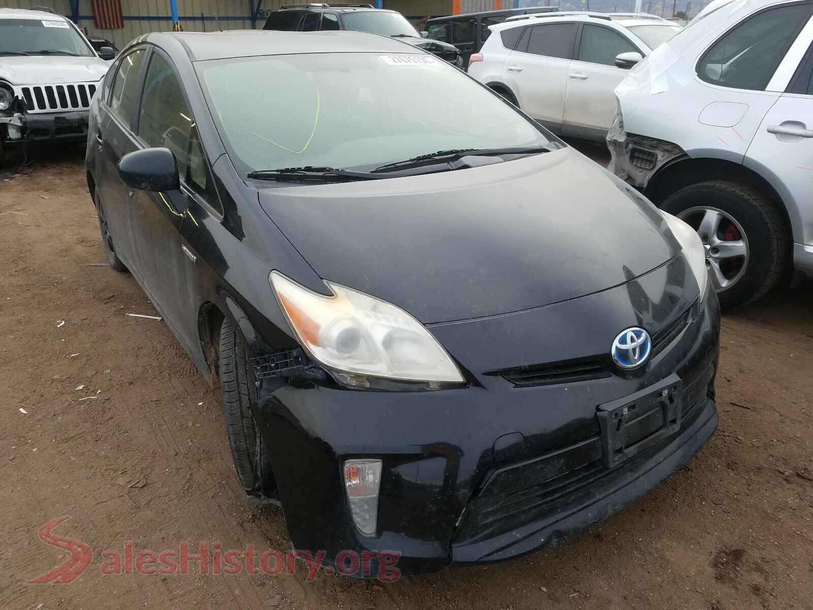 2012 TOYOTA PRIUS — VIN JTDKN3DU1C5402092
