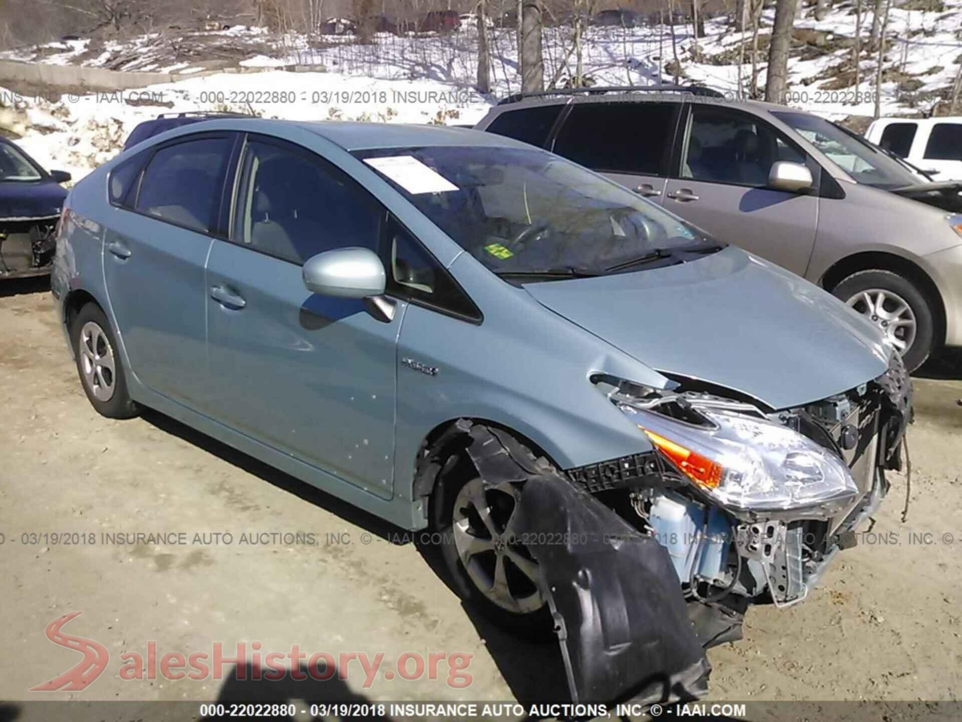 2012 Toyota Prius — VIN JTDKN3DU1C5452801