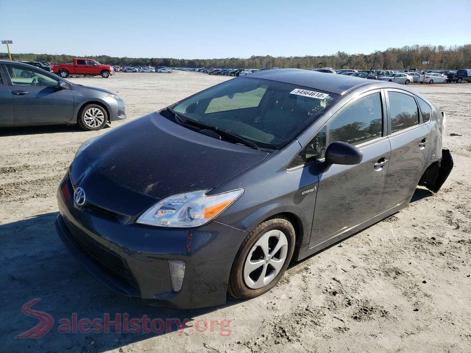 2012 TOYOTA PRIUS — VIN JTDKN3DU1C5455813