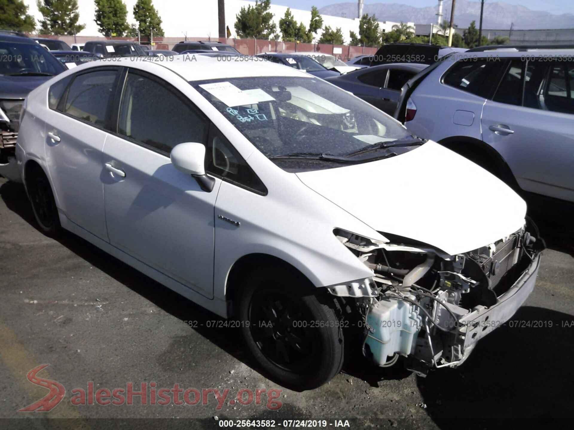 2012 TOYOTA PRIUS — VIN JTDKN3DU1C5519011