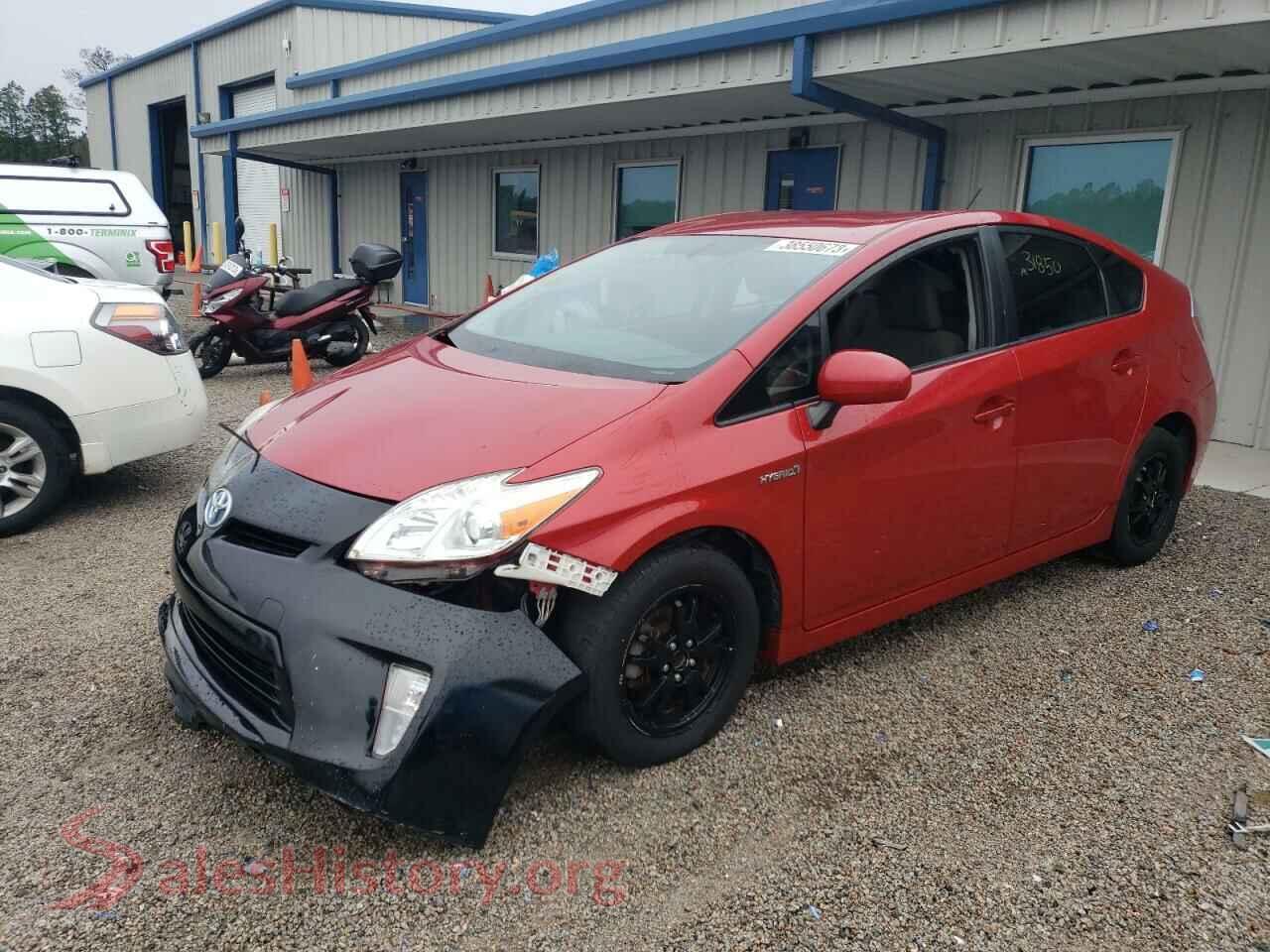 2014 TOYOTA PRIUS — VIN JTDKN3DU1E0386542