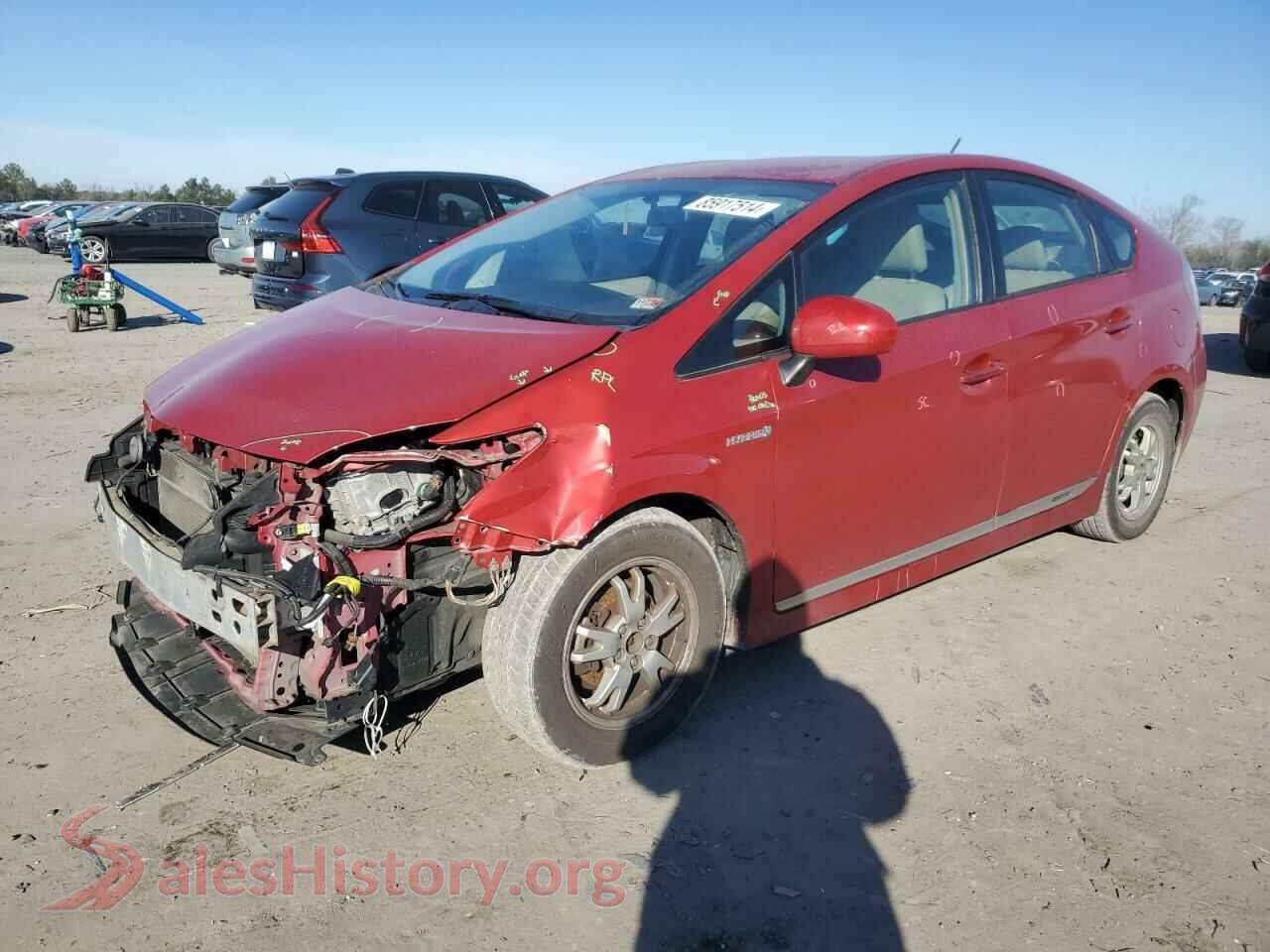 2010 TOYOTA PRIUS — VIN JTDKN3DU2A1265166