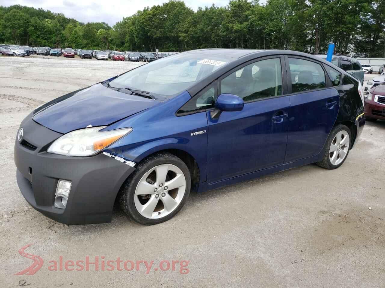 2011 TOYOTA PRIUS — VIN JTDKN3DU2B0258872