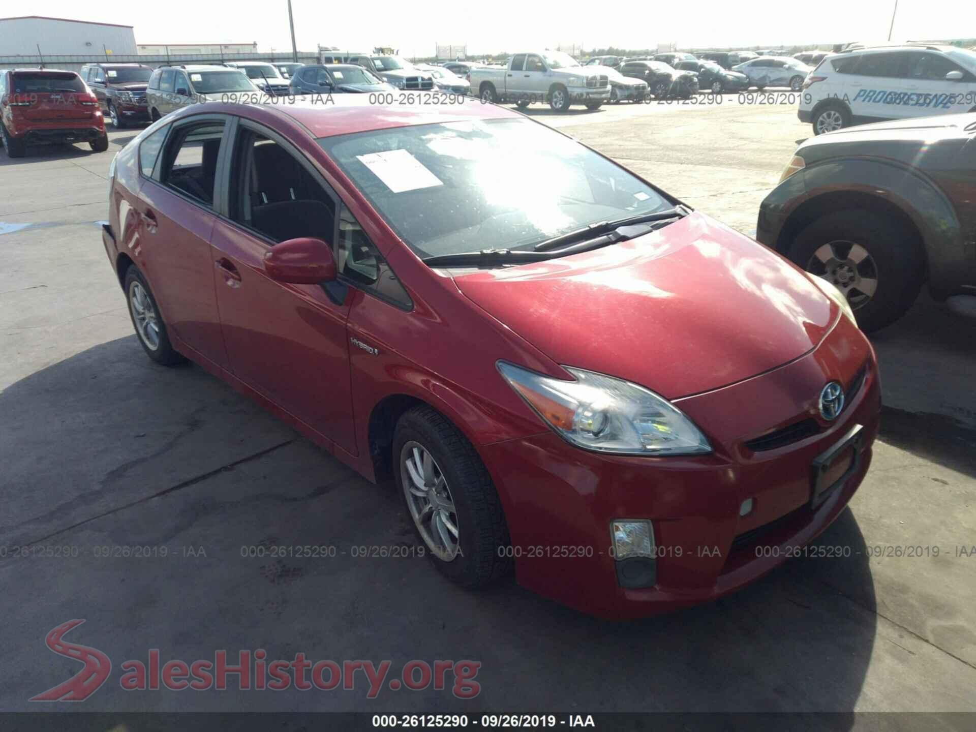 2011 TOYOTA PRIUS — VIN JTDKN3DU2B0265515