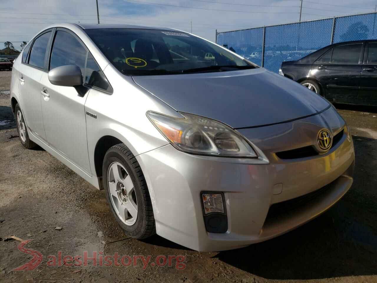 2011 TOYOTA PRIUS — VIN JTDKN3DU2B0276949