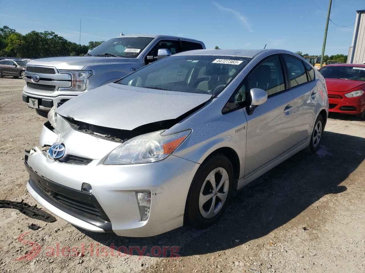2013 TOYOTA PRIUS — VIN JTDKN3DU2D5637781
