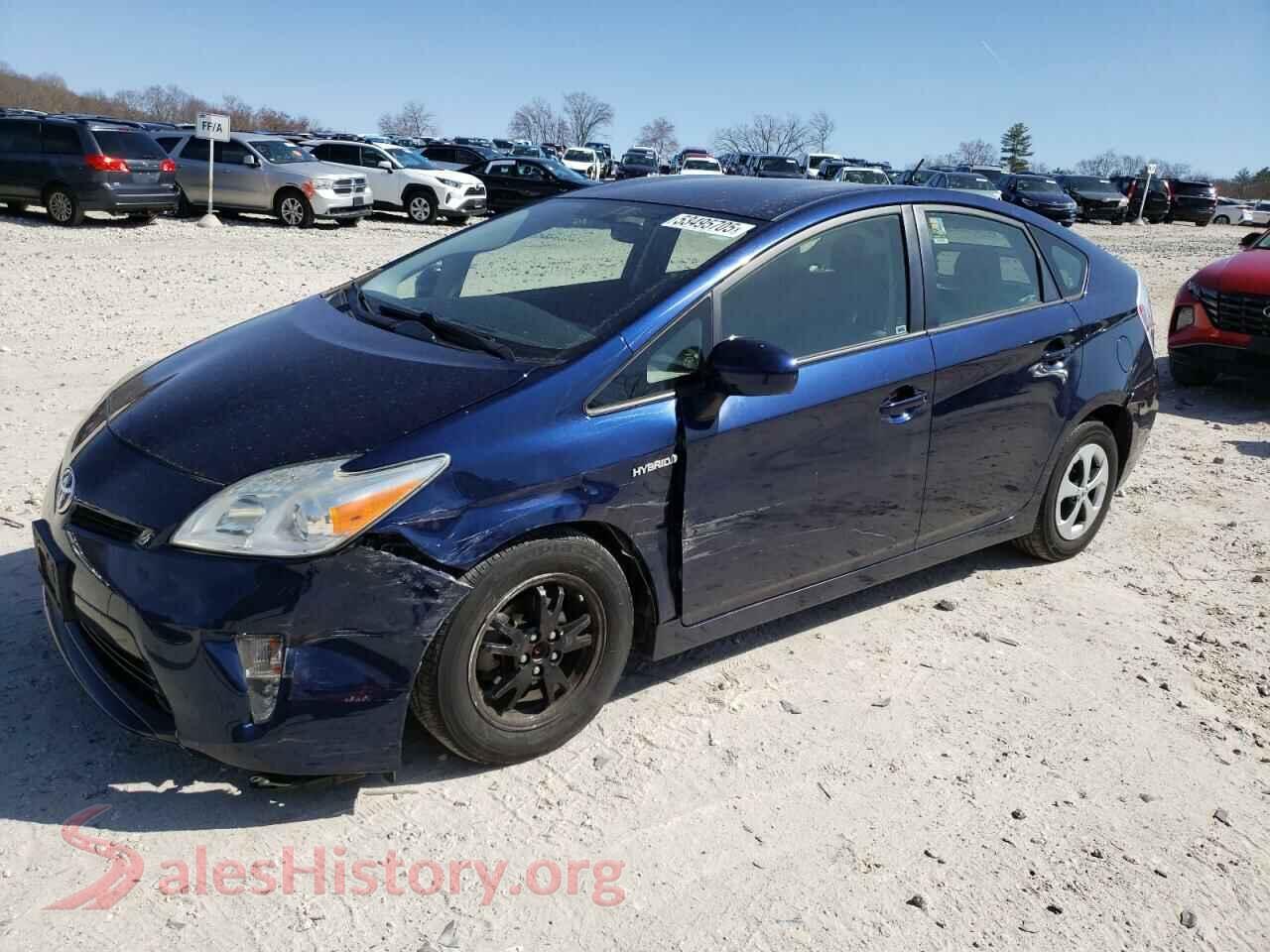 2014 TOYOTA PRIUS — VIN JTDKN3DU2E1747044