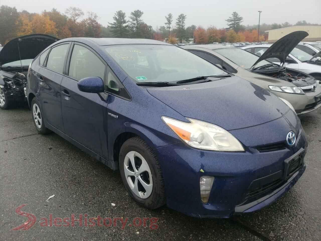 2014 TOYOTA PRIUS — VIN JTDKN3DU2E1762725