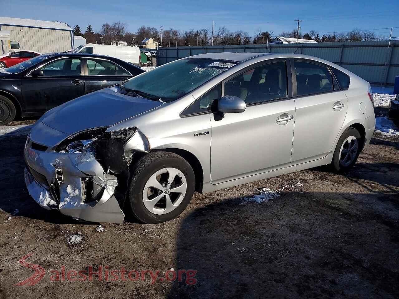 2014 TOYOTA PRIUS — VIN JTDKN3DU2E1780318