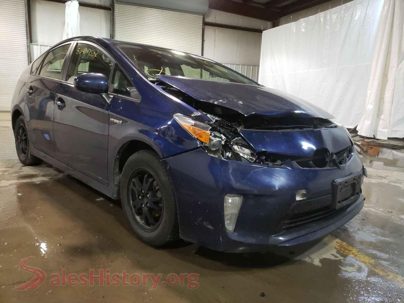 2014 TOYOTA PRIUS — VIN JTDKN3DU2E1783462