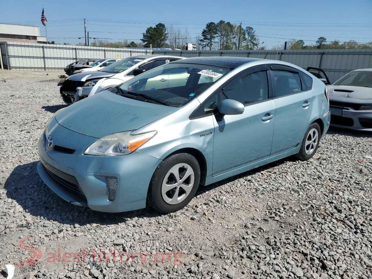2014 TOYOTA PRIUS — VIN JTDKN3DU2E1852750