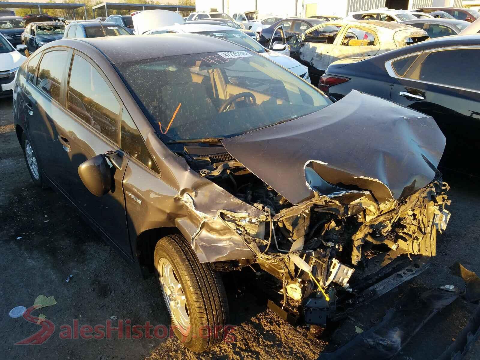 2010 TOYOTA PRIUS — VIN JTDKN3DU3A0021306