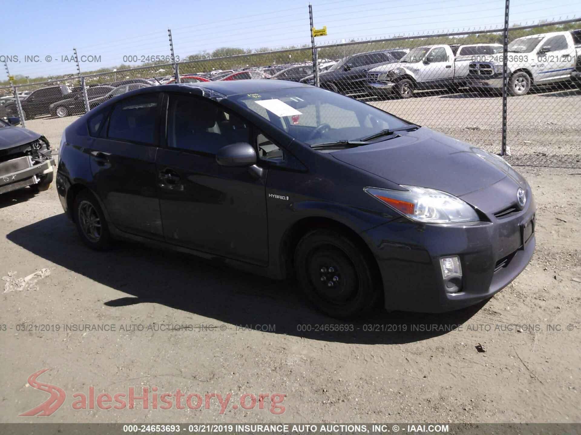 2010 TOYOTA PRIUS — VIN JTDKN3DU3A0136374