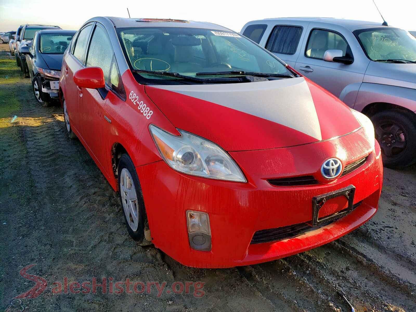 2011 TOYOTA PRIUS — VIN JTDKN3DU3B1402942