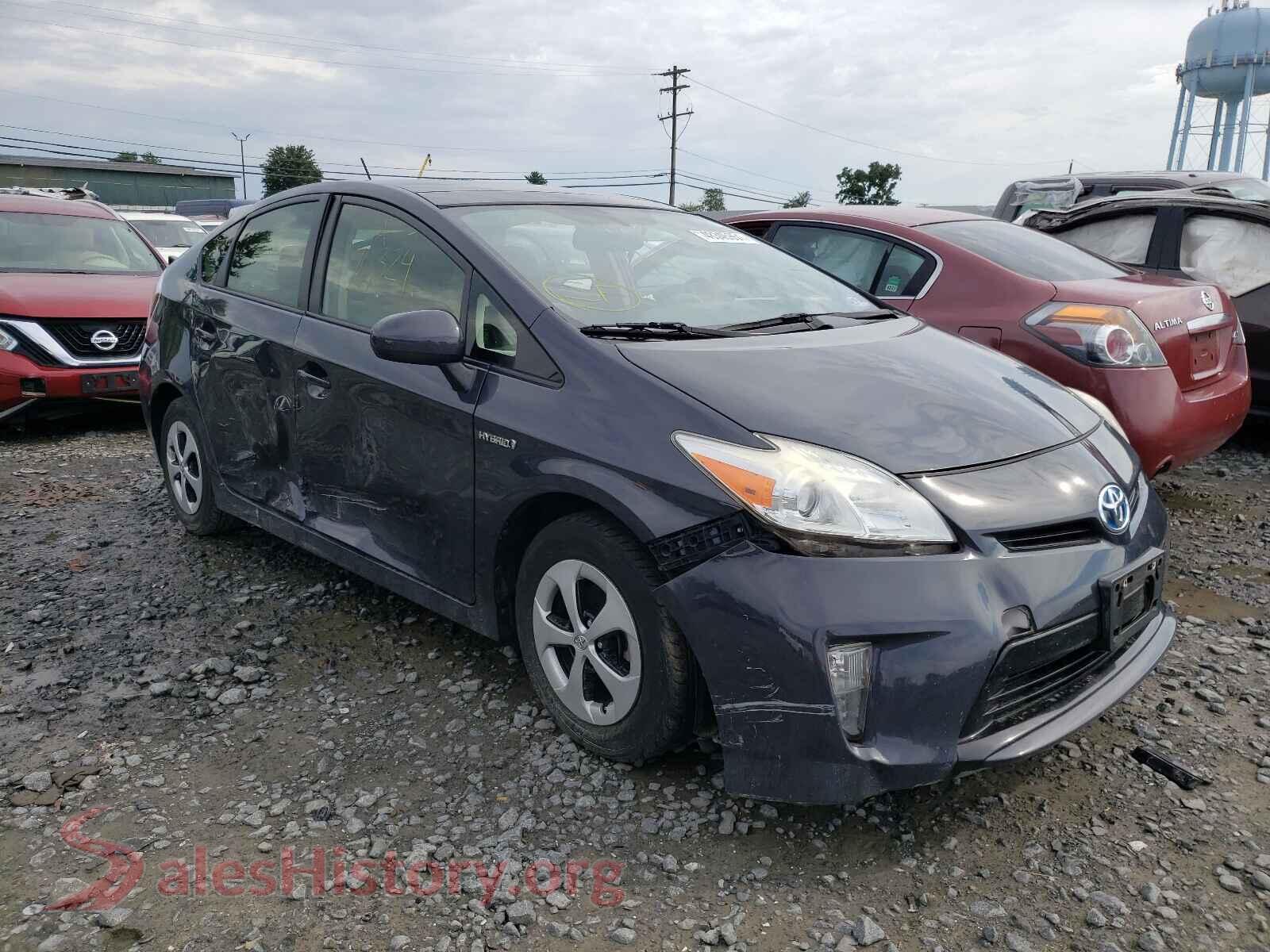 2012 TOYOTA PRIUS — VIN JTDKN3DU3C1541065