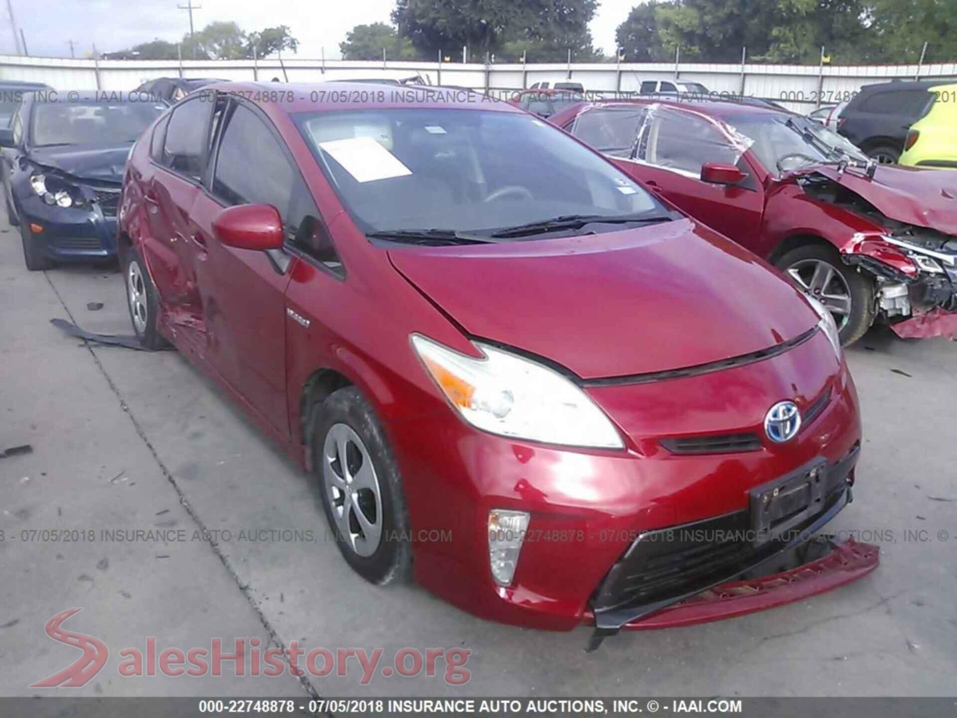2012 Toyota Prius — VIN JTDKN3DU3C5395016