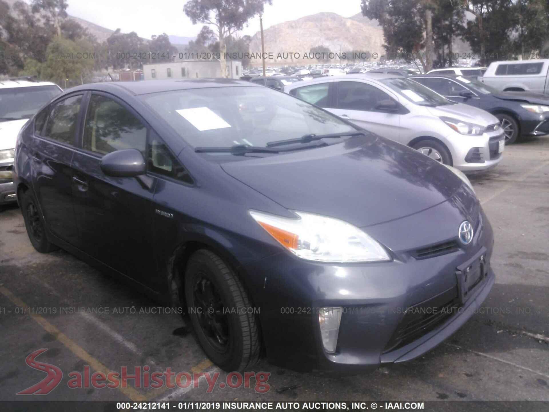 2013 TOYOTA PRIUS — VIN JTDKN3DU3D1691680