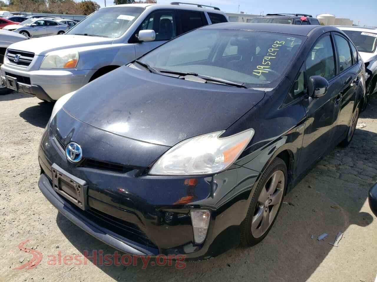 2013 TOYOTA PRIUS — VIN JTDKN3DU3D5612128