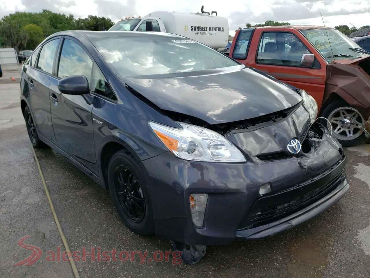 2014 TOYOTA PRIUS — VIN JTDKN3DU3E0371816